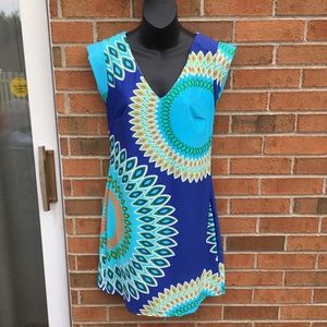 Blue Aryeh Dress Small
